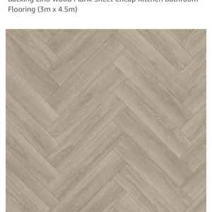 Vinyl flooring 3m x 4.5m brand new