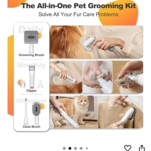 Afloia Dog Grooming Kit with Vacuum - Image 2