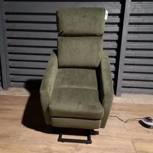 Unused Green Electric Fabric Rise & Recline Chair - Image 6