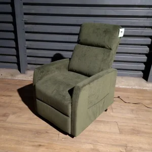 Unused Green Electric Fabric Rise & Recline Chair - Image 7