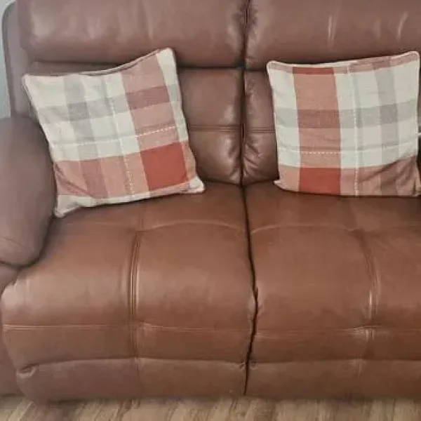 2 seater leather sofa