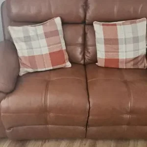 2 seater leather sofa