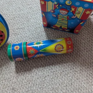 Schyllings vintage kaleidoscope, jack in a box and spinning top - Image 3