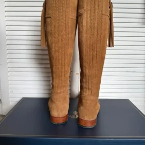 Fairfax & Favor Regina Tan Suede size 5 sporting fit boots - Image 2
