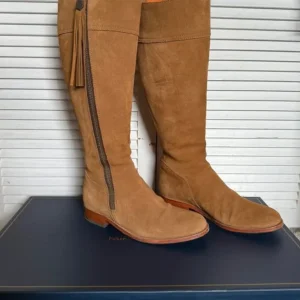 Fairfax & Favor Regina Tan Suede size 5 sporting fit boots - Image 3