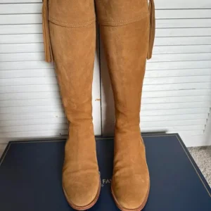 Fairfax & Favor Regina Tan Suede size 5 sporting fit boots