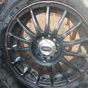 alloy wheels 5 x stud 5 x 100 set of 4 with goodyear tyres - Image 4