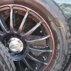 alloy wheels 5 x stud 5 x 100 set of 4 with goodyear tyres - Image 5
