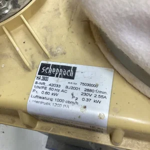 Scheppach dust extractor with Axminster Craft cyclone - Image 2