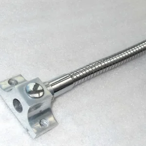 Flexible Chrome Gooseneck Microphone Body - Image 3
