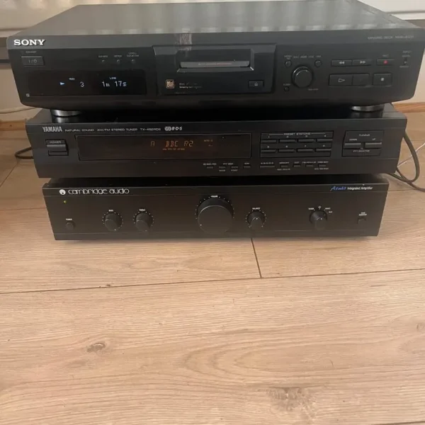 Cambridge Audio A1 MKII with Sony Mini Disc Player and Yamaha Tuner