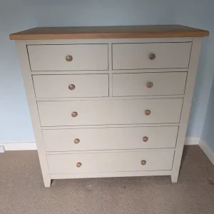 Cotswold Company Chester Dove Grey 5-drawer chest - Image 3