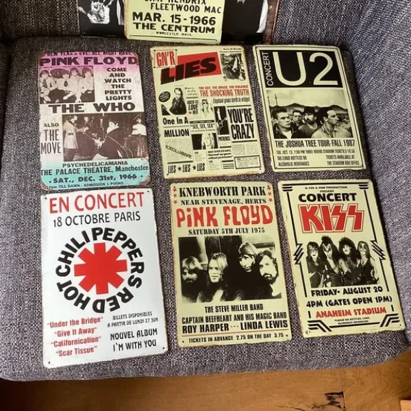 Rock metal posters