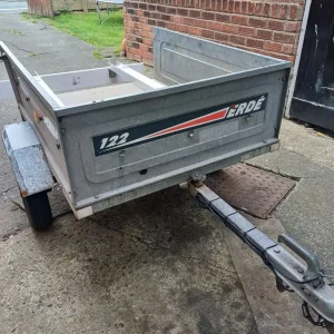 Erde 122 tipping trailer with recent tyres - Image 2