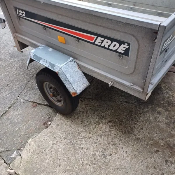 Erde 122 tipping trailer with recent tyres