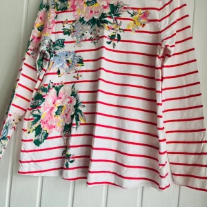 Joules Floral Striped Long Sleeve Top Size 12