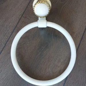 Bathroom towel ring, towel holder rail and toilet roll holder - Image 2