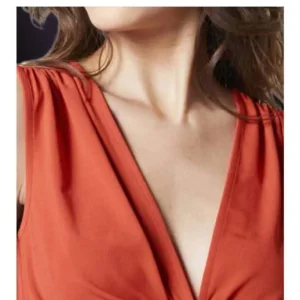 Orange Heine Top With Frills Euro 44 fits UK 16 🇬🇧 - Image 6