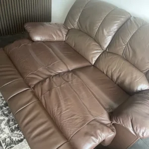 2 seater leather sofa