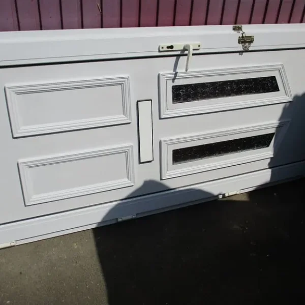 WHITE UPVC FRONT DOOR