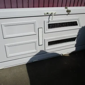 WHITE UPVC FRONT DOOR