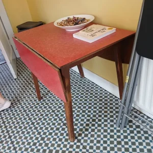 Vintage table with drop leaf