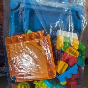 Mega Bloks Job Lot – Approx 4kg – Mixed Colours & Shapes – Toddler Building Blocks - Image 3