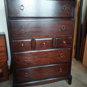 Stag Tallboy Chest With 7 Drawers In Beautiful Condition