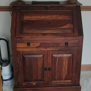 Sheesham Wood Bureau - Image 8