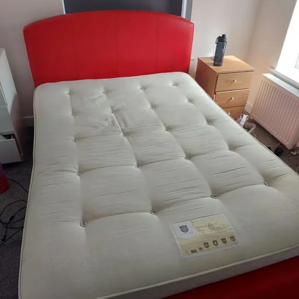 Bed and mattress