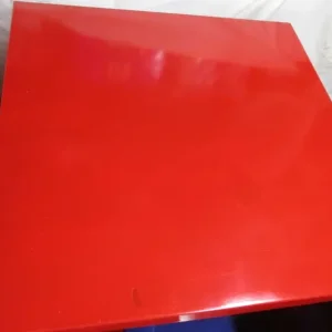 PAIR OF BRIGHT RED 2 DRAWER FILING CABINETS WITH KEYS - Image 6