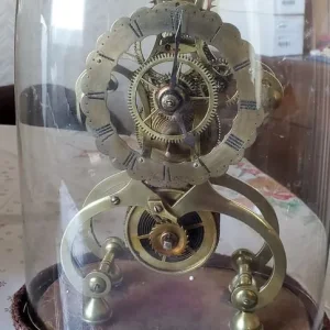 Victorian Skeleton Clock by Tunniecliffe of Derby - Image 2