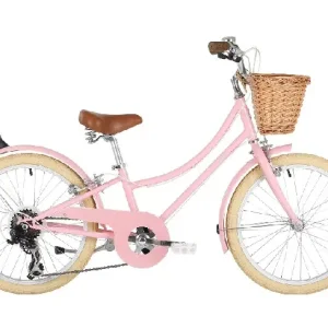 20" Bobbin Gingersnap Steel Kids Bike – Reconditioned, Pink, 6-8 Year Olds