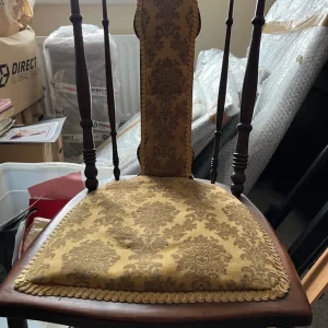 Victorian gold chair