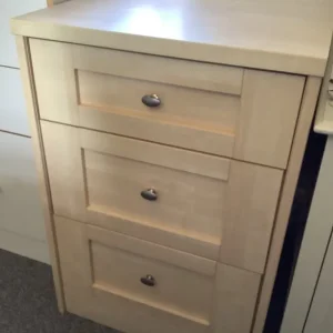 Bedside Table with 3 Drawers - Image 3