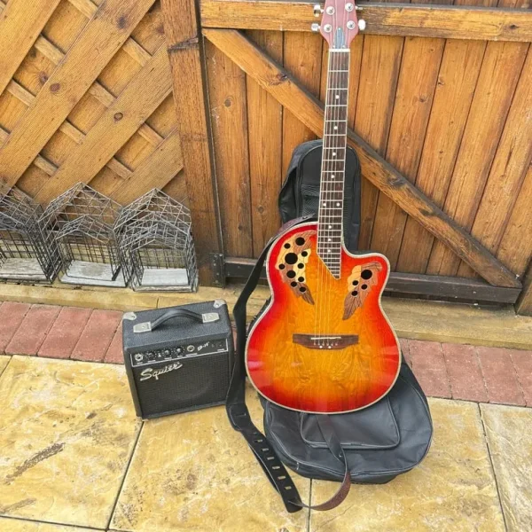 Full size Ridgewood electric/acoustic guitar