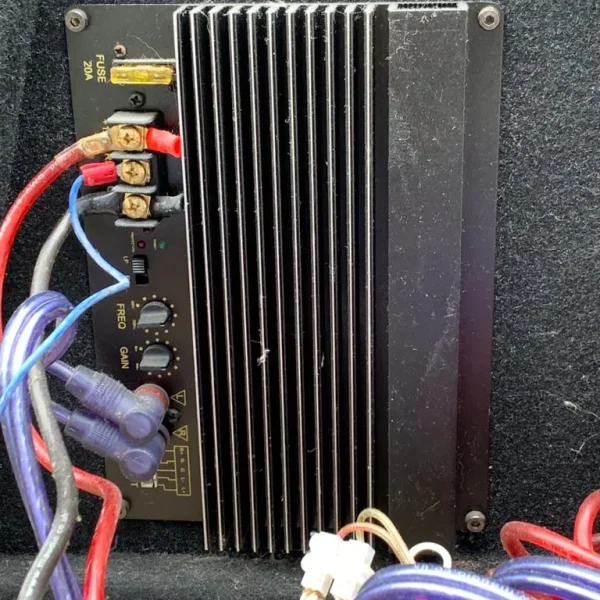 Car van sound system with mutant sub and speakers