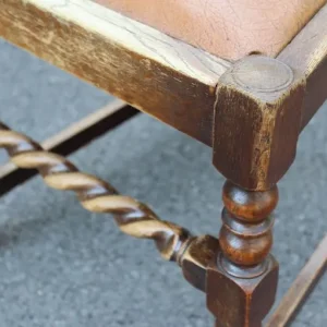 Barley twist antique chair - Image 2