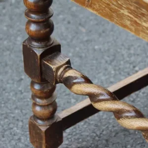 Barley twist antique chair - Image 3