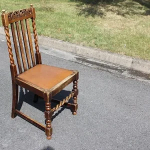 Barley twist antique chair