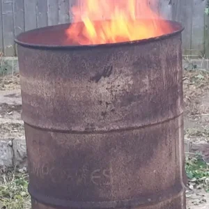 garden incinerator burner