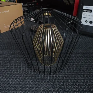 Metal black gold ceiling lamp shade