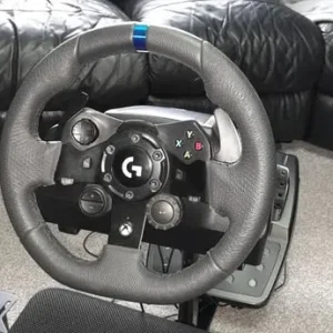 Playseat gaming chair with Logitech G wheel, pedals and shifter - Image 6