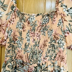 Floral Pink Garden Party Dress Size 10 - Image 2