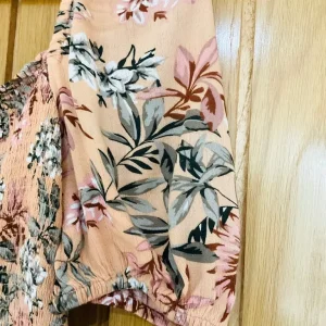 Floral Pink Garden Party Dress Size 10 - Image 3