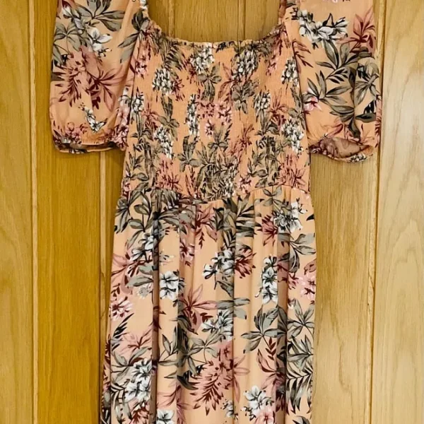 Floral Pink Garden Party Dress Size 10