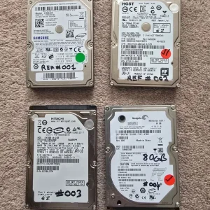 Computer 2.5" HDDs assorted