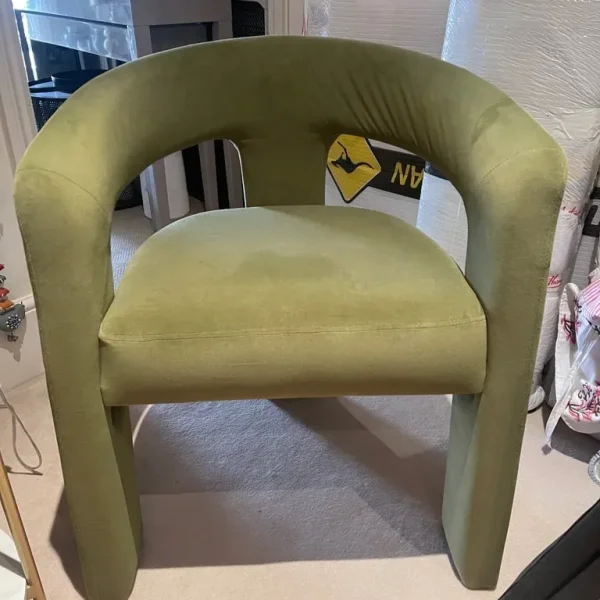 Green Velvet Occasional Chair