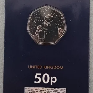 Snowman 50p Coin