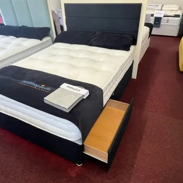 Divan Double Bed with Mattress and Storage Drawers